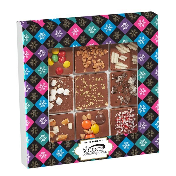 Belgian Chocolate 9 Piece Bite Size Chocolate Sampler