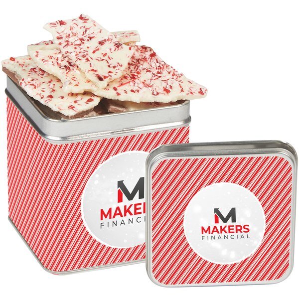 Peppermint Bark Prefect Present Tin, 8.5oz