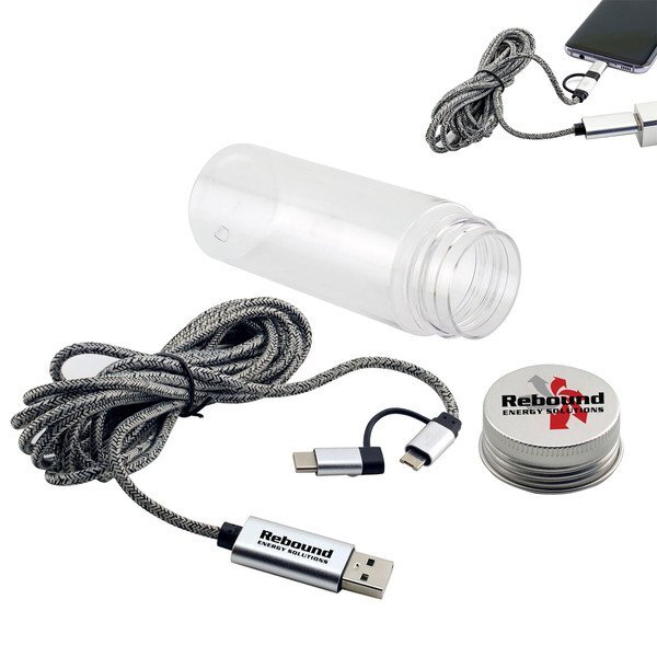 Bottled 3-in-1 Charging Cable, 9.8'