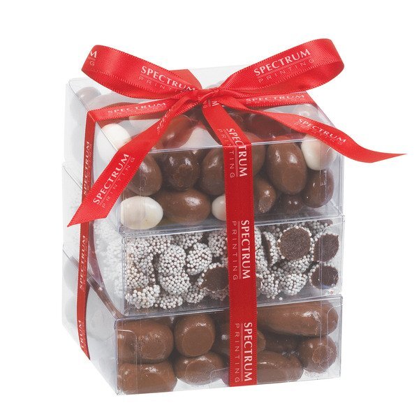 Triple Chocolate Nut & Chocolate Present, 14.7oz.