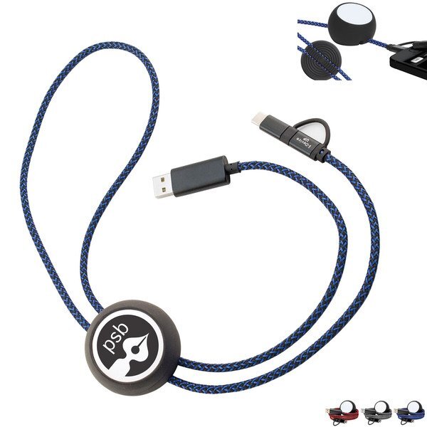 Braided Charging Cable with Anchor Cable Weight