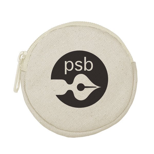 Dime Piece Cotton Canvas Coin Purse
