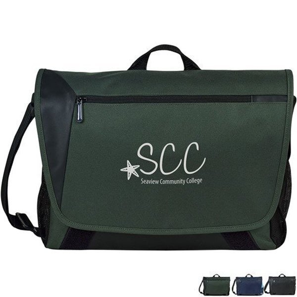 Sawyer Polyester Computer Messenger Bag