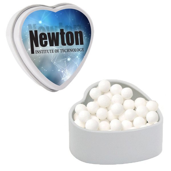 Signature Peppermints in Small Heart Tin