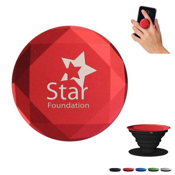 Diamond Aluminum PopSocket® Mobile Device Grip & Stand