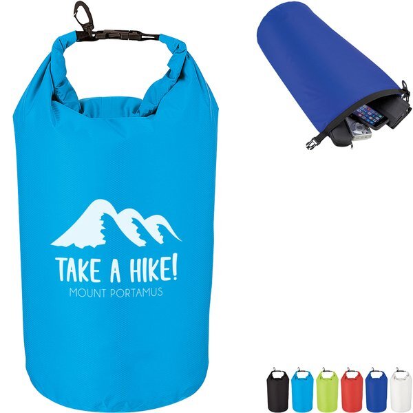 Large Ripstop Polyester Waterproof Dry Bag, 10L