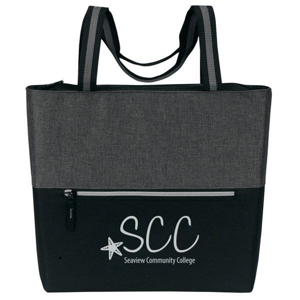 Classic Heathered Zip Tote