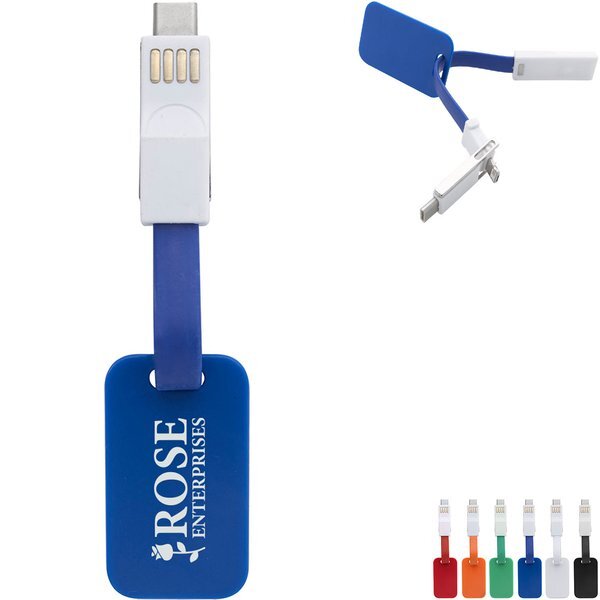 Magnetic 3-in-1 Charging Cable