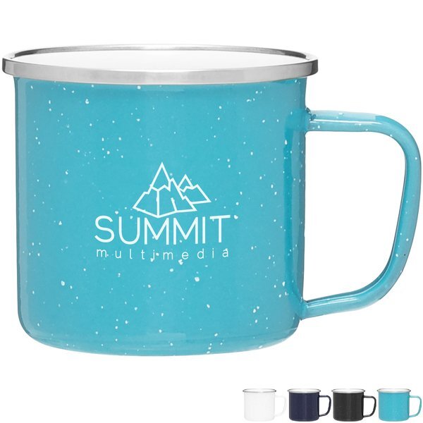 Whitney Enamel Speckled Mug, 13 oz.
