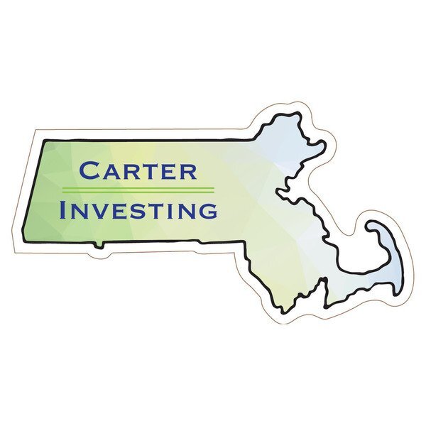 Massachusetts State Shaped Magnet