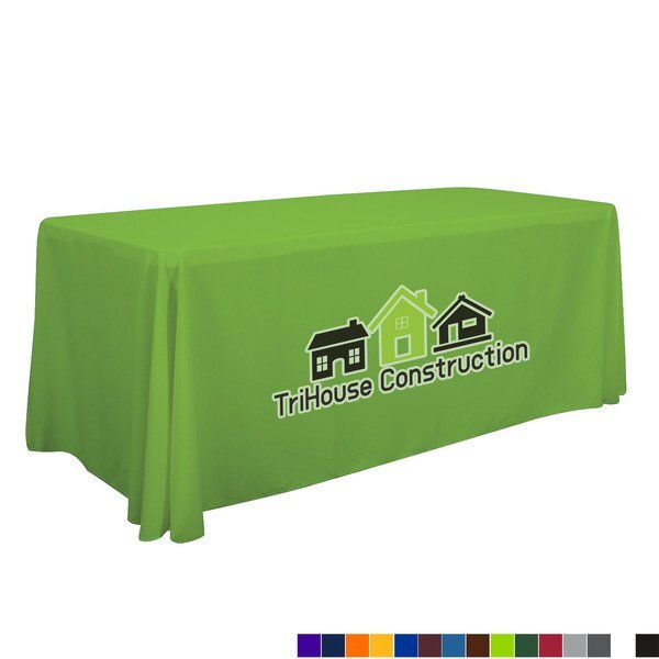 Economy Table Throw, 6' - Full Color Front