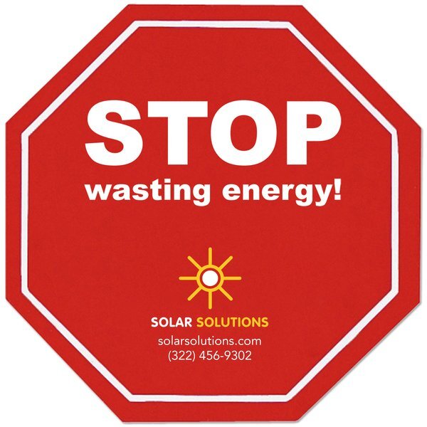 Stop Sign Shaped Magnet