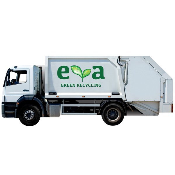 Trash/Recycling Truck Shaped Magnet