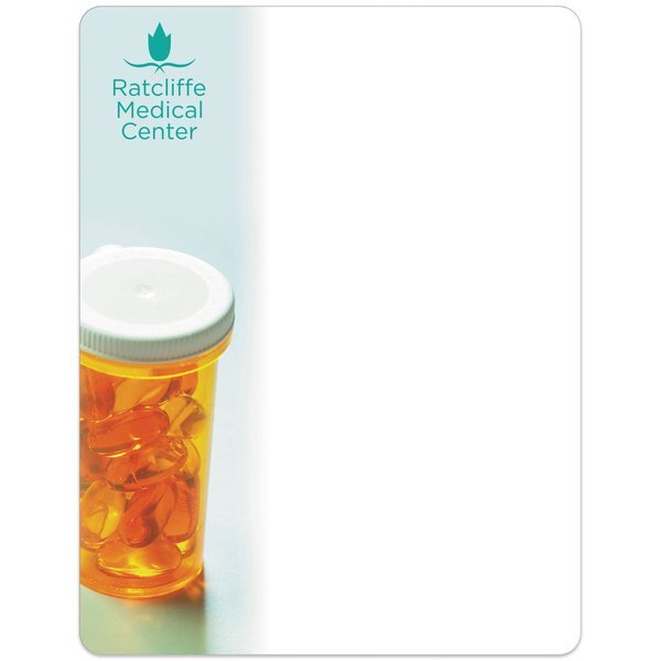 Pill Bottle Memo Board w/ Magnet, 8-1/2" x 11"