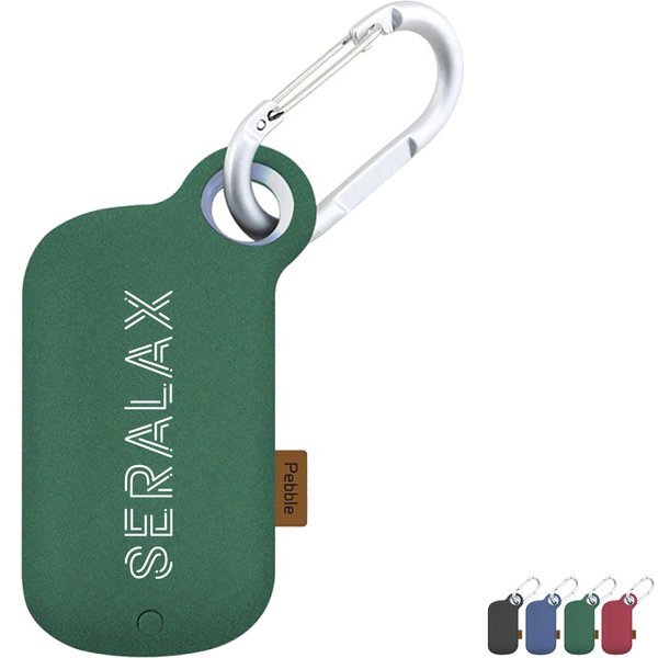UL Listed Pebble Carabiner Power Bank, 5000mAh