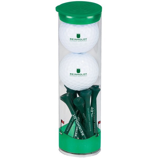 Wilson® Chaos Golf Ball 2 Ball Tall Tube
