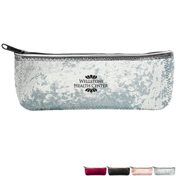 Canoe Velvet Neoprene Zippered Pouch