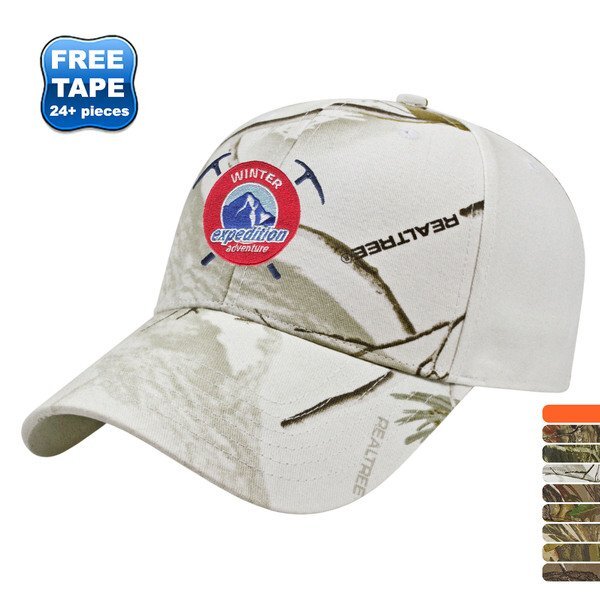 Full Camo Twill Constructed Cap