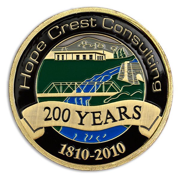 Die Cast Zinc Challenge Coins, 1-1/2"
