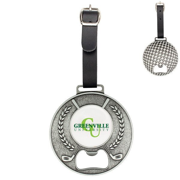 Golf Bag Tag Bottle Opener