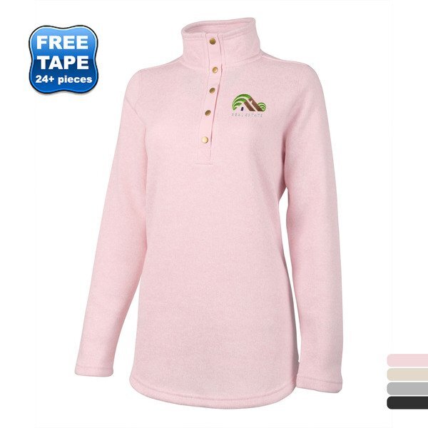 Charles River® Hingham Ladies' Heathered Tunic Pullover