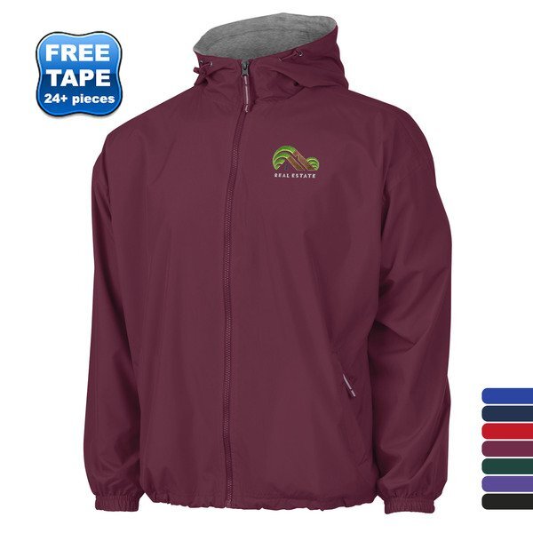 Charles River® Portsmouth Unisex Jersey Lined Rain Jacket