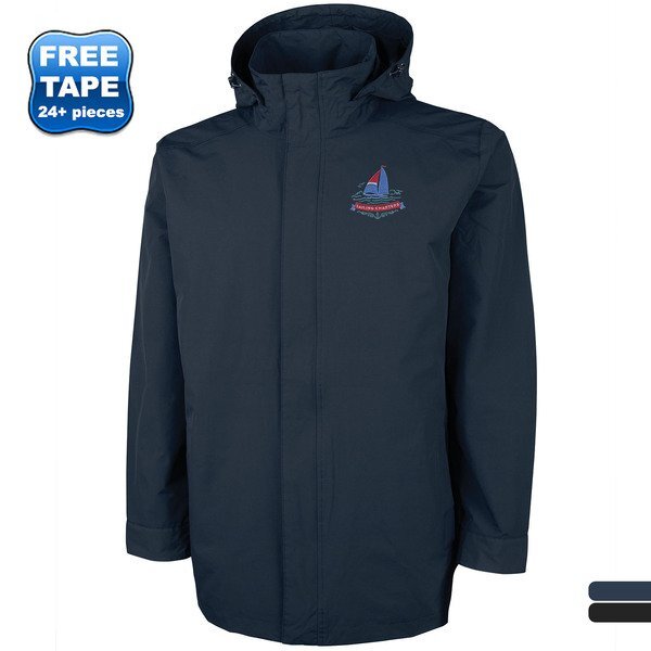Charles River® Logan Men's Lined Rain Jacket