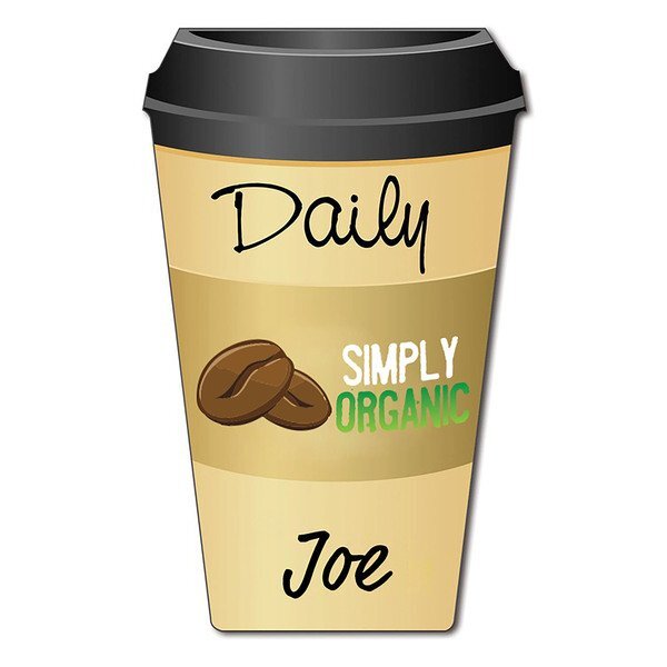 Tall Coffee Cup Shape Magnet