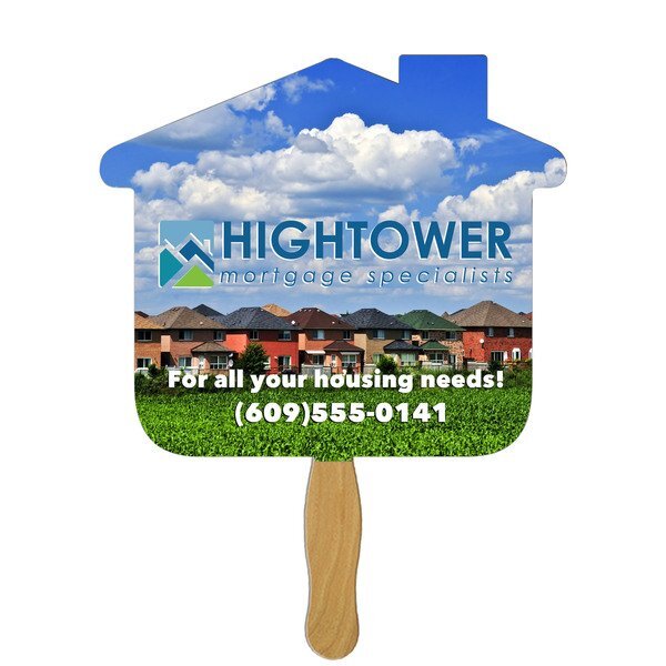 House Shape Hand Fan