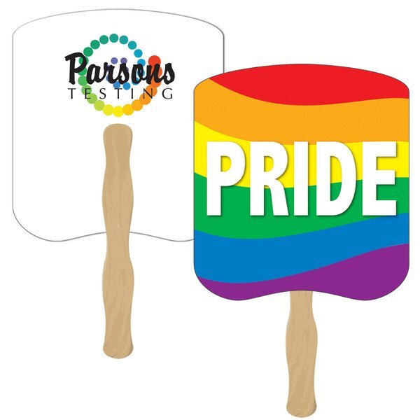 Rainbow Pride Hand Fan