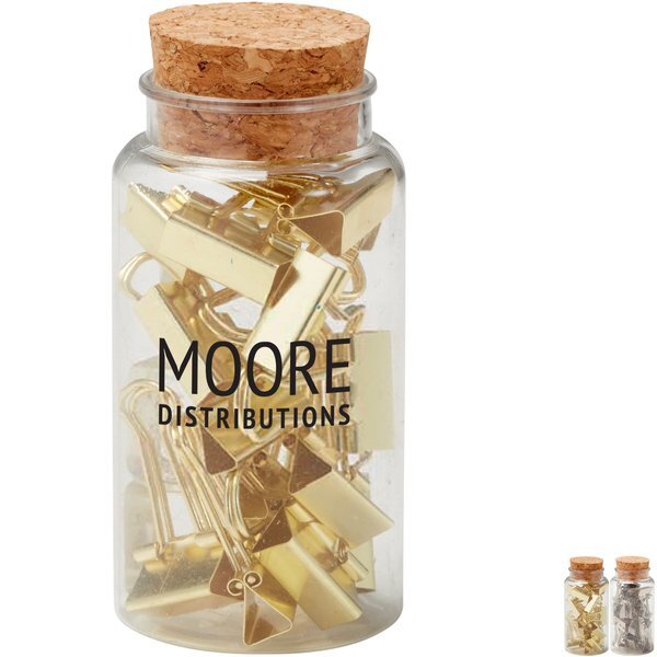 Binder Clips In Jar