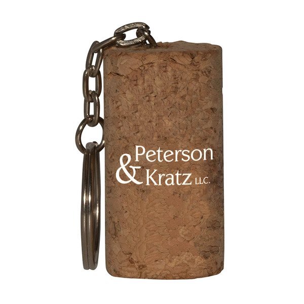 Wine Cork Keyring