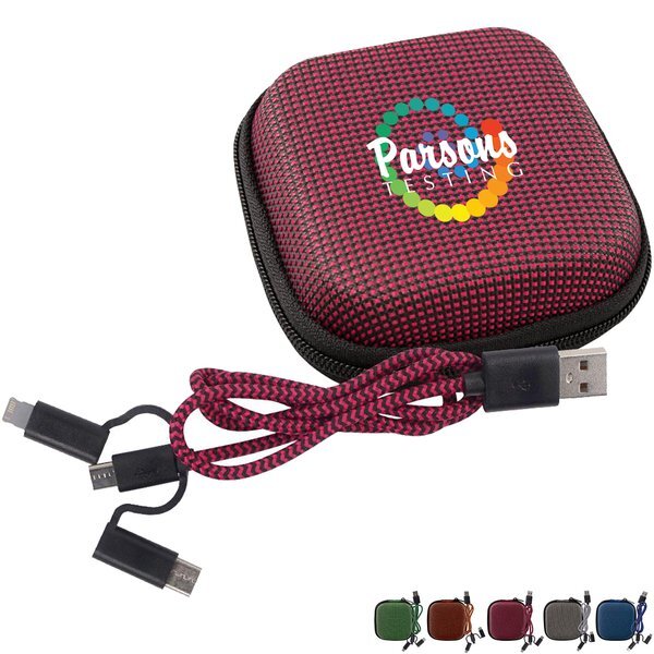 Square Textured Cable Set, 2'
