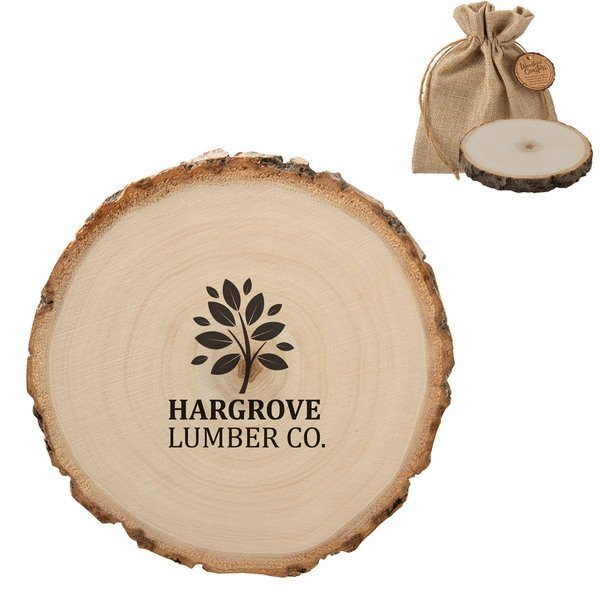 Woodlands Poplar Wood Coaster
