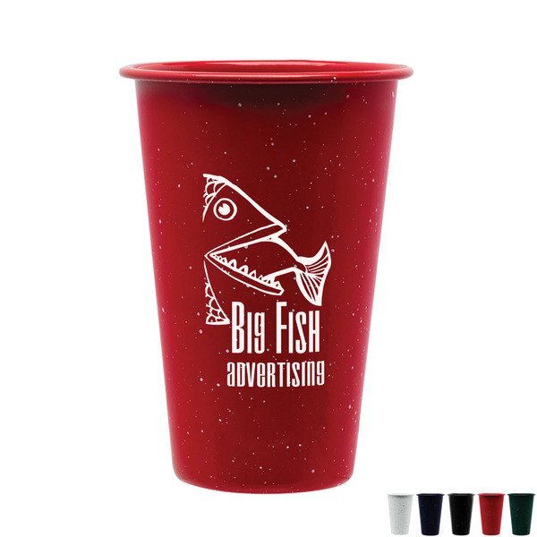 Campfire Steel Tumbler, 14oz.