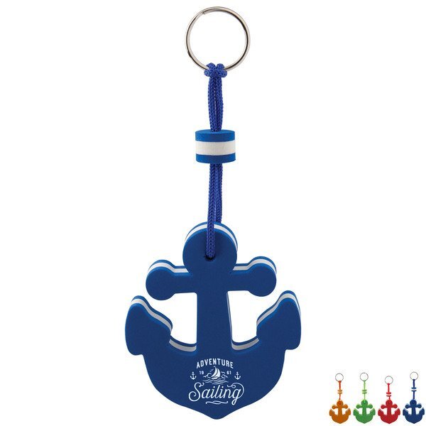 Floating Anchor Keychain