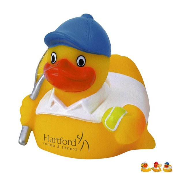 Tennis Player Rubber Duck