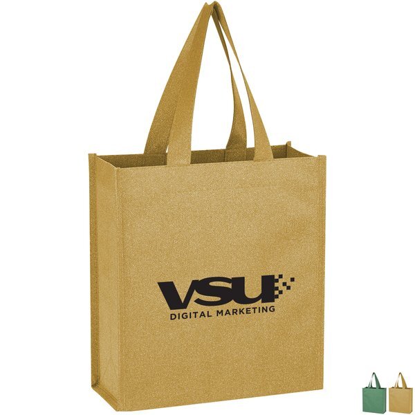 Monroe Mini Non-Woven Glitter Tote