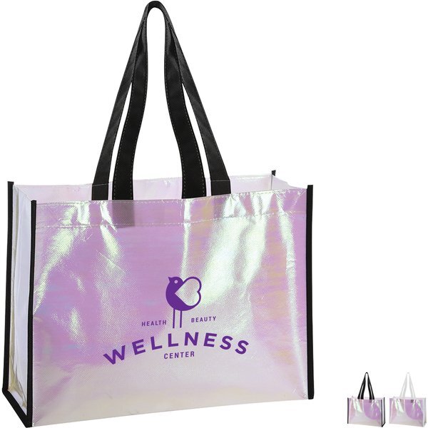 Mini Pearl Laminated Non-Woven Tote Bag