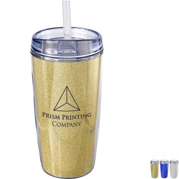 Glitter Wave Mug, 16 oz.