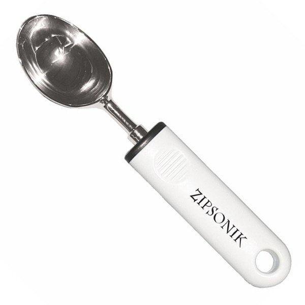 Ice Cream Scoop w/ White Handle