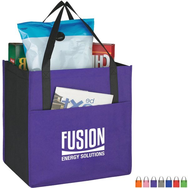 Shopper's Pocket Non-Woven Tote Bag