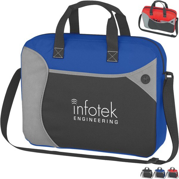 Wave Non-Woven Briefcase Messenger Bag