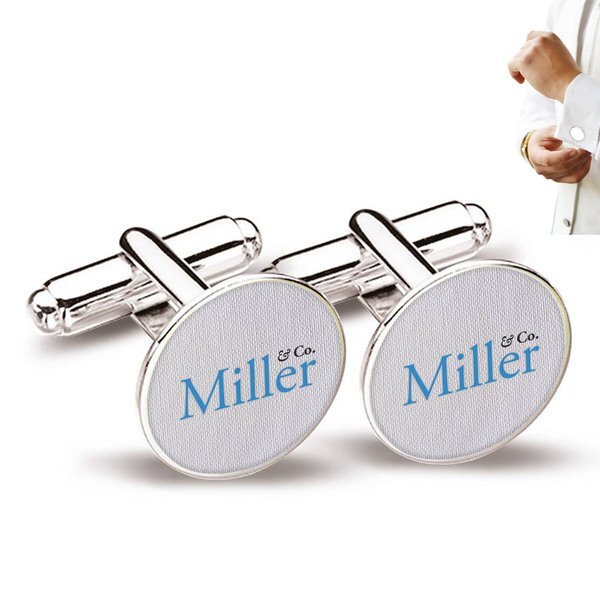 Round Cuff Links