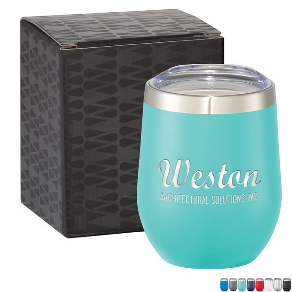 Corzo Copper Vac Insulated Tumbler w/Gift Box, 12 oz.