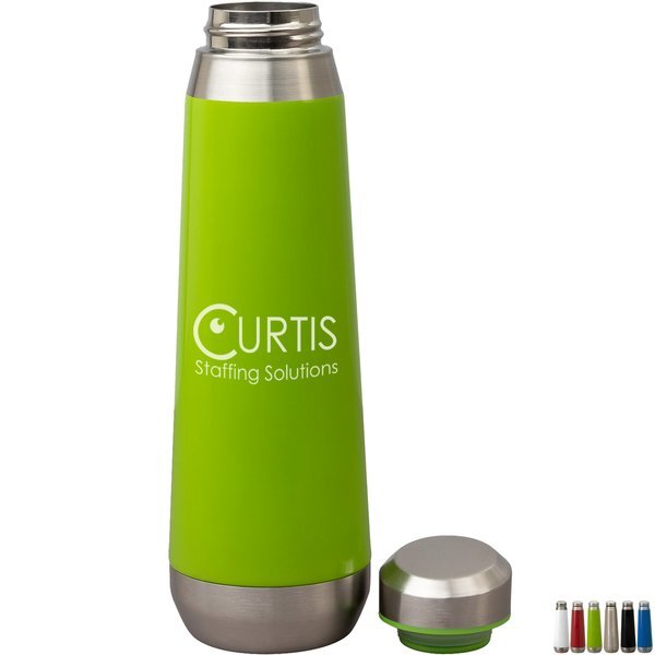 Perka® Trevi Double Wall Stainless Steel Bottle, 17oz.