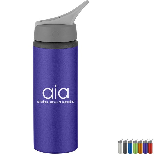 Aluminum Sip Top Lid Bike Bottle, 25oz.
