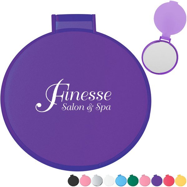 Compact Travel Size Circle Mirror