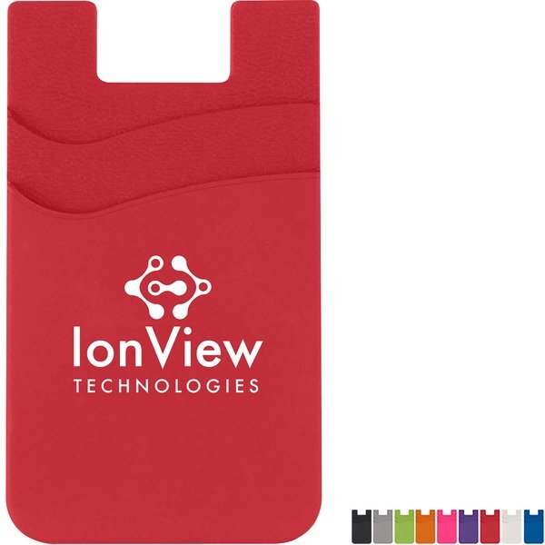 Dual Pocket Silicone Phone Wallet