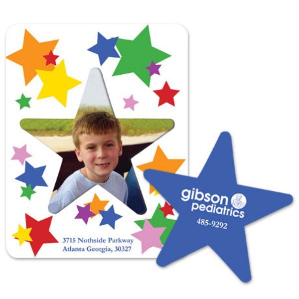 Star Picture Frame Magnet - Custom Design